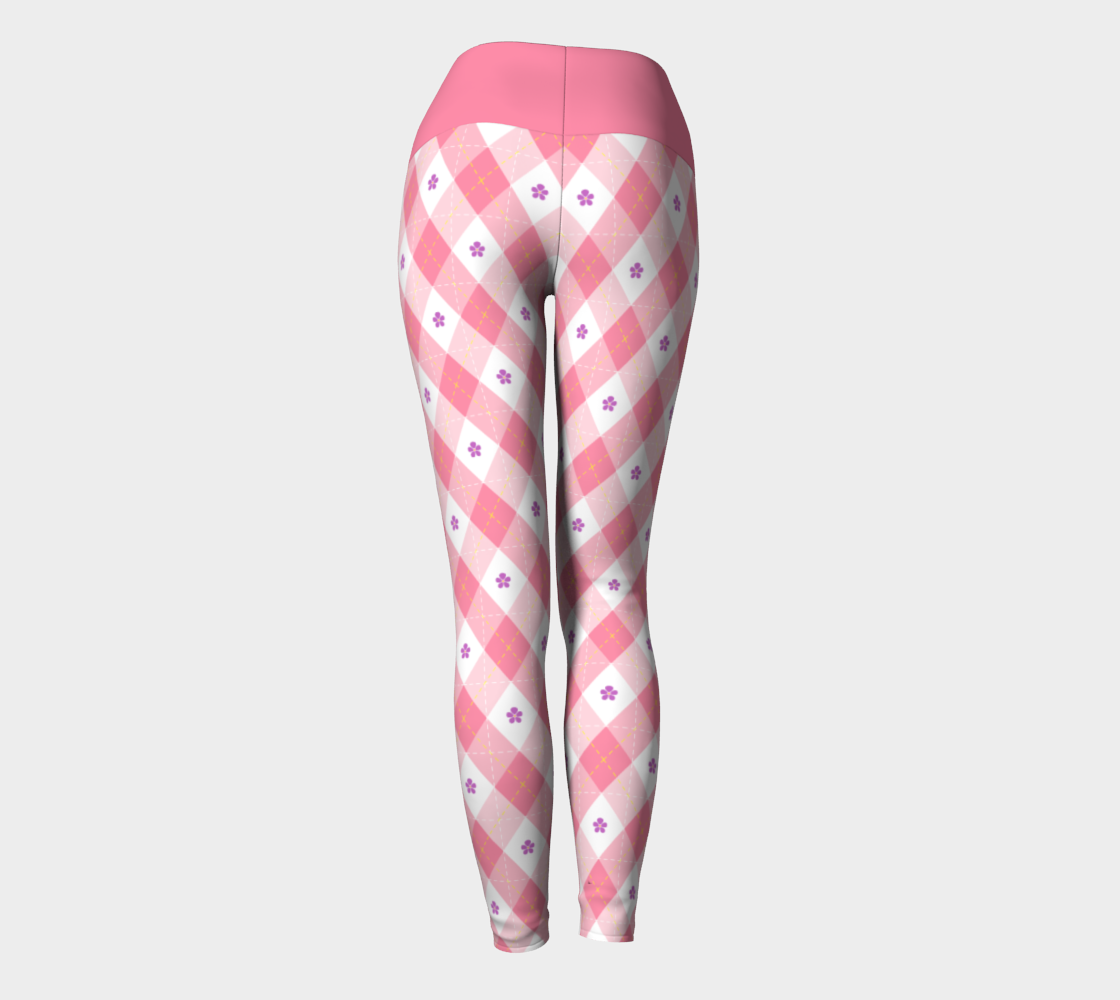 Sapphic -V1 Argyle Yoga Leggings