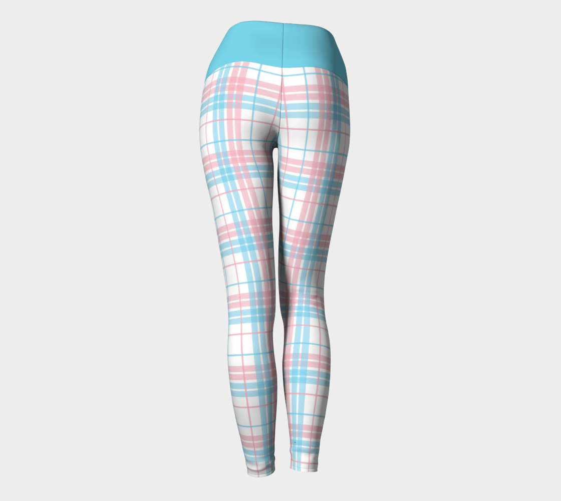 Transgender Plaid Yoga Leggings