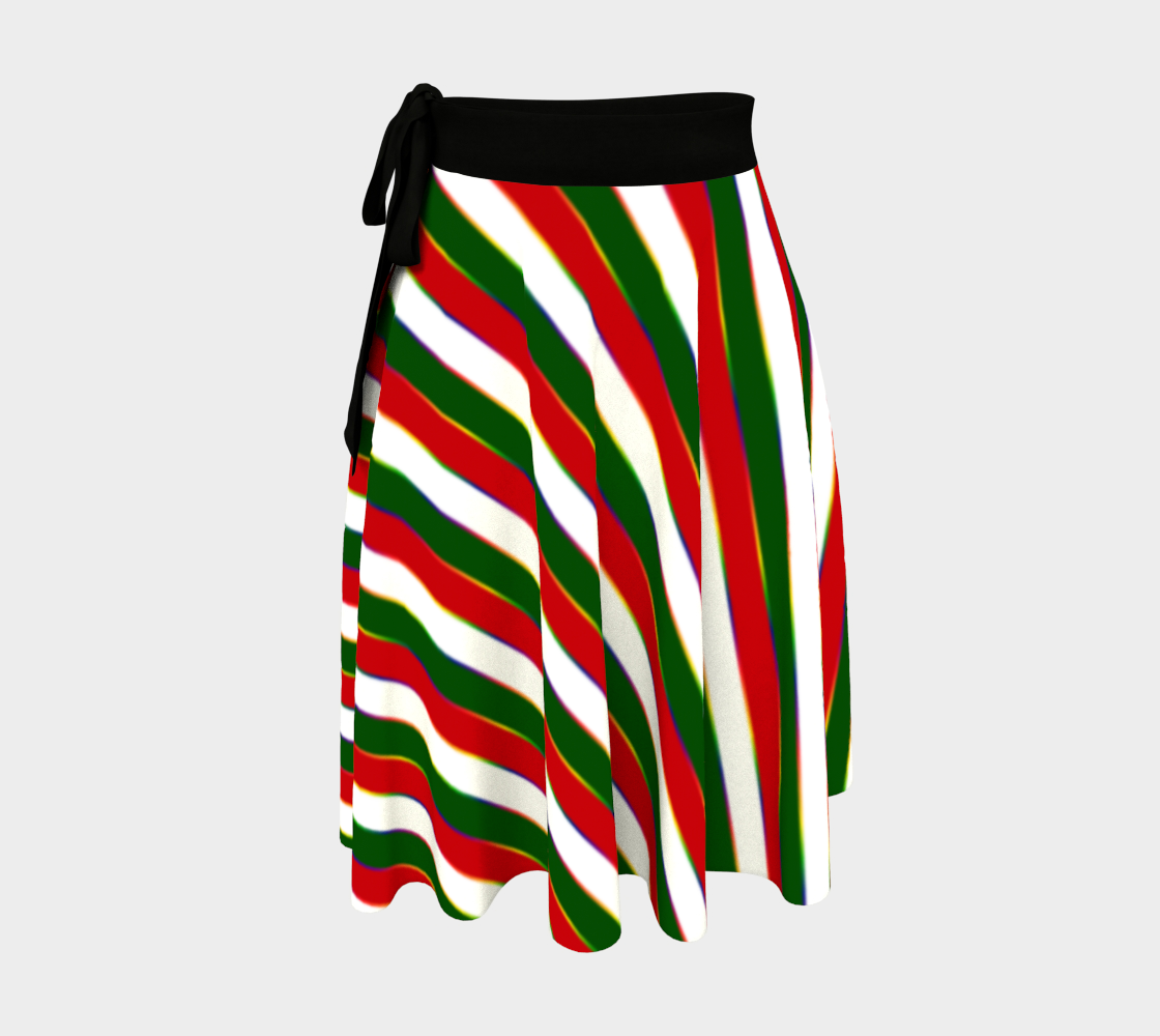 Yule/Christmas Striped or Plaid Wrap Skirts | Choose Your Pattern and Colourway