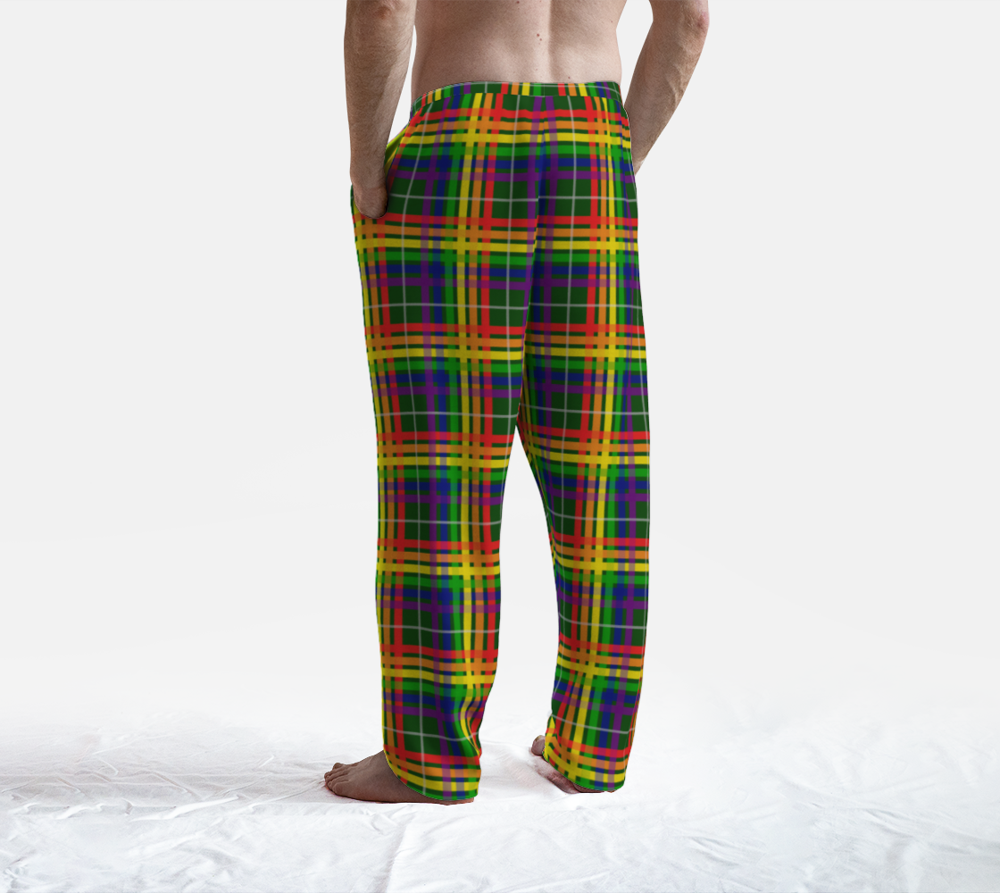 Rainbow/Myrtle Tartan Plaid Lounge Pants