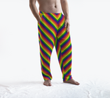 Rainbow Candy Striped Lounge Pants