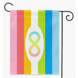 Neuroqueer - V1 Yard and Garden Flags | Single Or Double-Sided | 2 Sizes