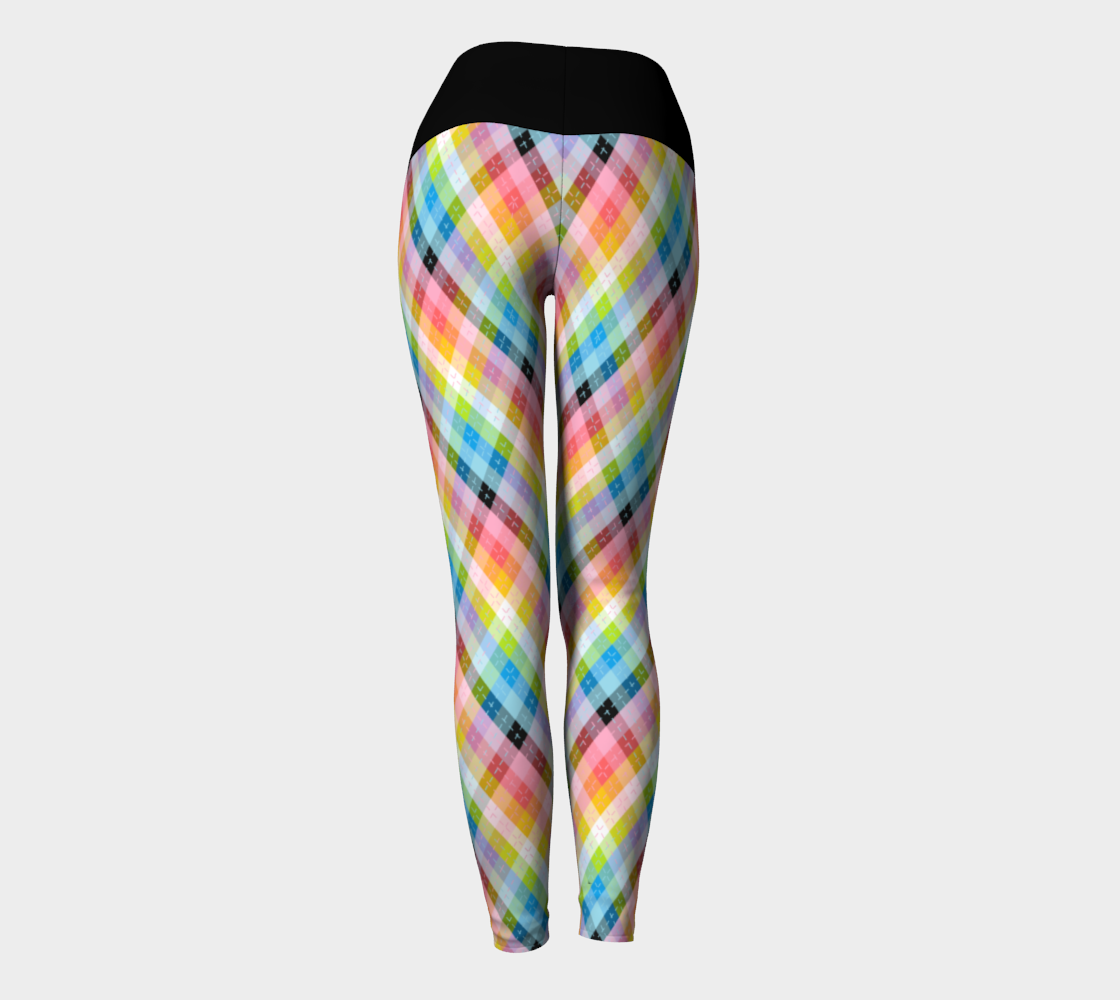 Queer Argyle Yoga Leggings