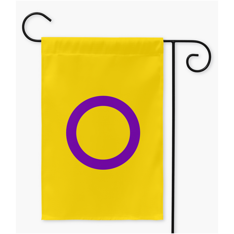 Intersex Pride Flags | Single Or Double-Sided | 2 Sizes | Gender Identity and Presentation