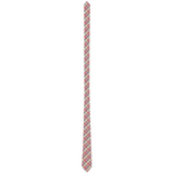 Rainbow/White Madras Plaid Neck Tie