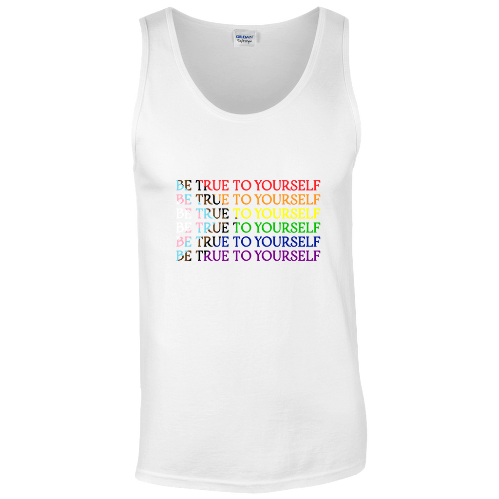 Funky Text Orientation Unisex Tank Tops | Gildan