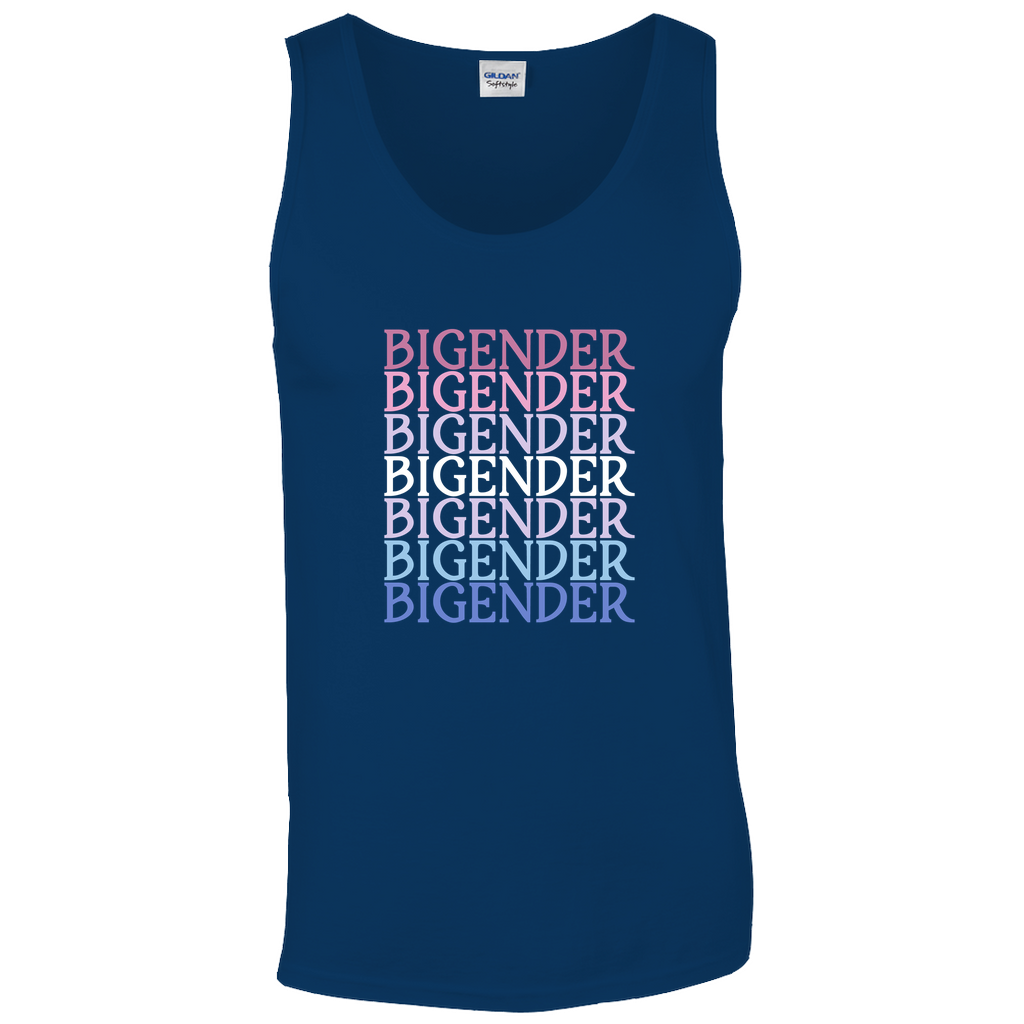 Funky Text Gender Unisex Tank Tops | Gildan