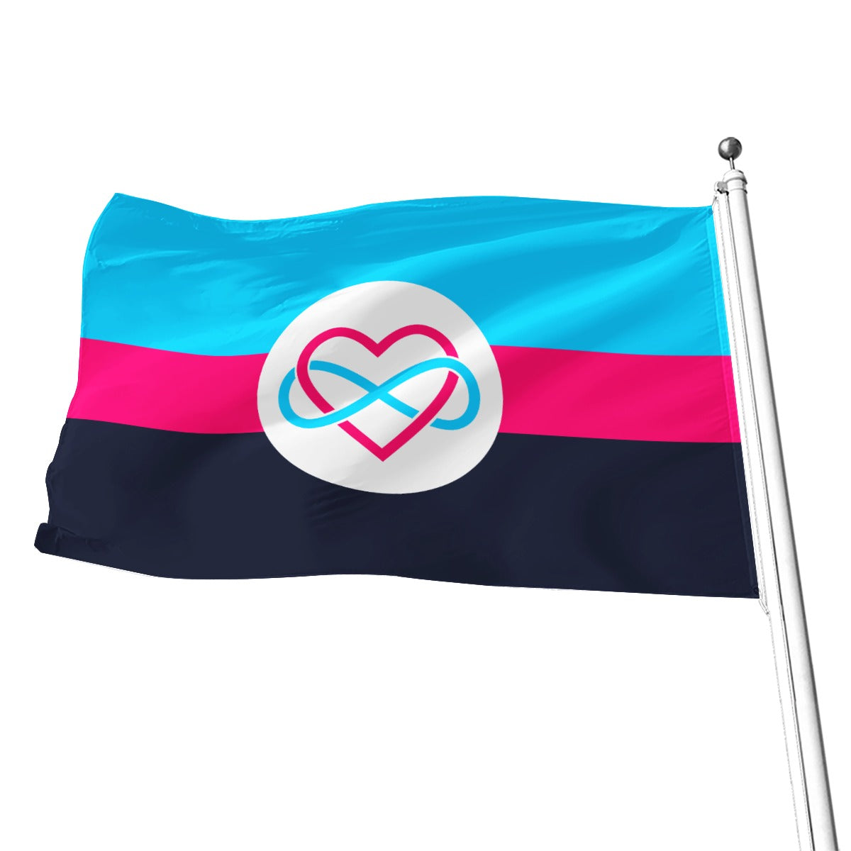Polyamory - V5 All-Over Print Flag | 5 Sizes