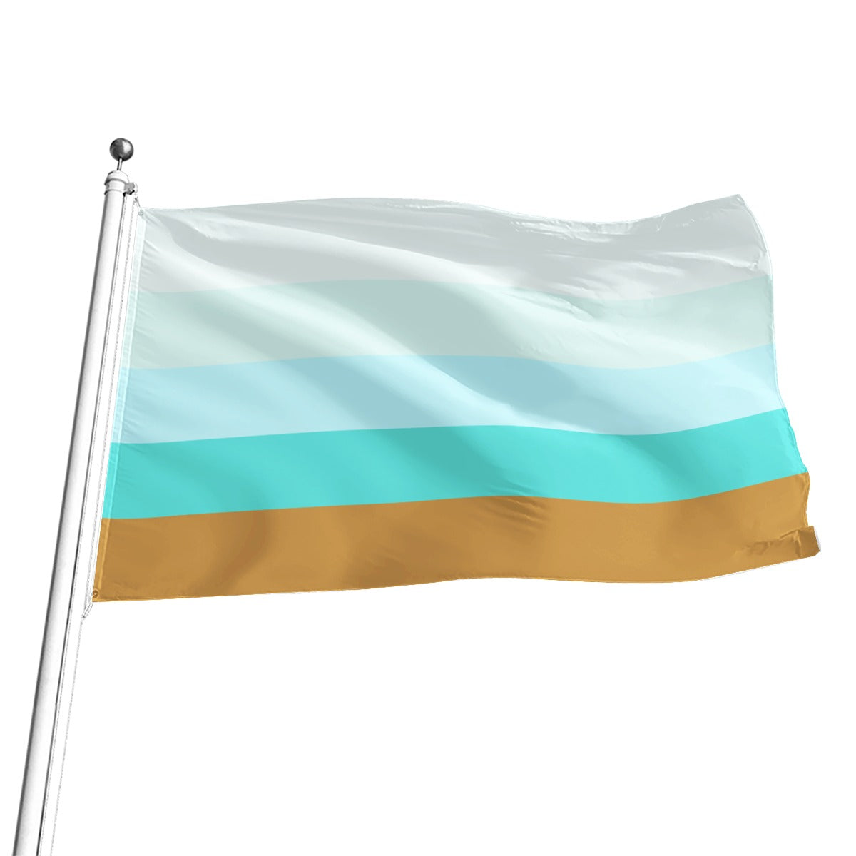 Arctic Foxgender - V1 All-Over Print Flag | 5 Sizes