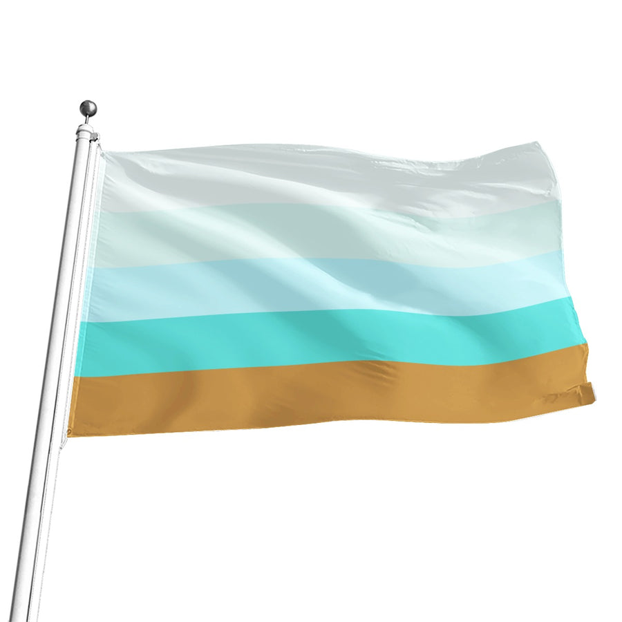 Arctic Foxgender - V1 All-Over Print Flag | 5 Sizes