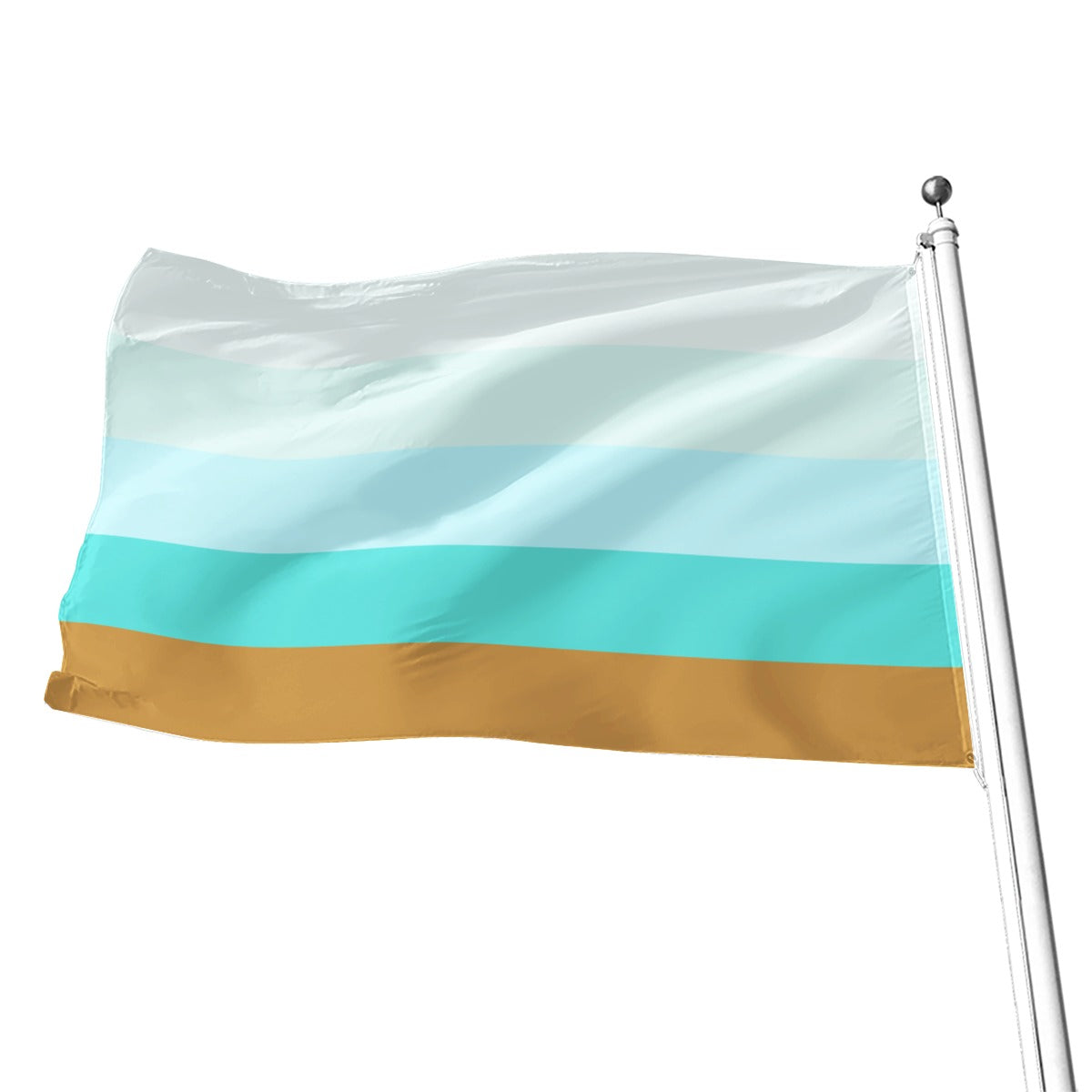 Arctic Foxgender - V1 All-Over Print Flag | 5 Sizes