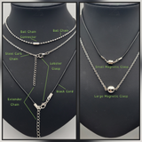 Orientation Gradient or Faux Stone Oval Necklace | Choose Your Colourway