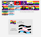 Activism Pride Stickers | Safe Space, Protect Trans Kids, Vote (Waterproof Vinyl)
