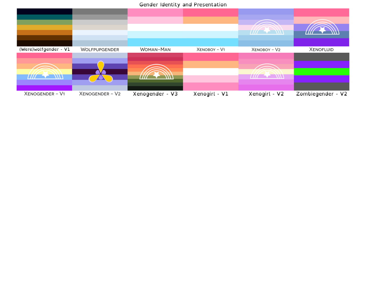 Gender Identity and Expression Pride Hand/Desk Flags | Choose Your Flag