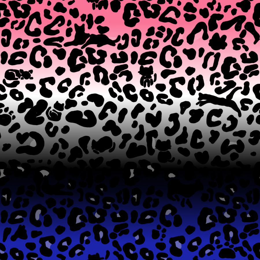 Manta con capucha de forro polar Sherpa unisex con estampado de leopardo | Elige tu combinación de colores