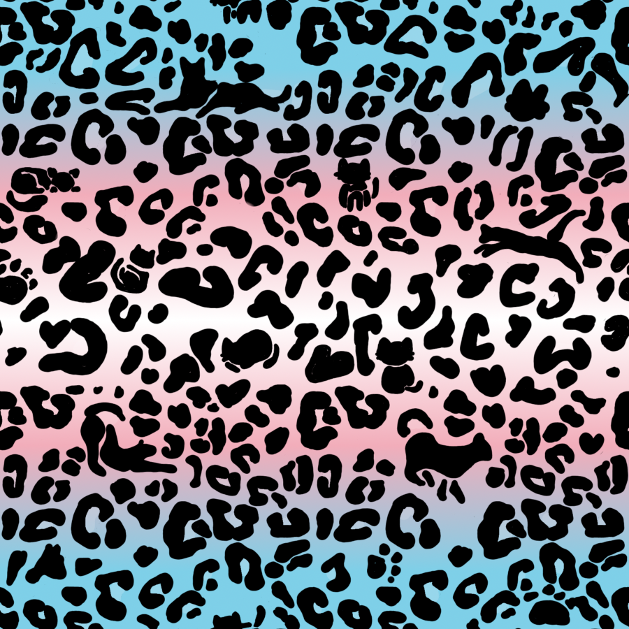 Manta con capucha de forro polar Sherpa unisex con estampado de leopardo | Elige tu combinación de colores