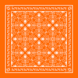 Orange hanky with the words, "Anything, Anywhere, Anytime" in top and bottom corners, and, "Nothing Right Now" in the opposite corners