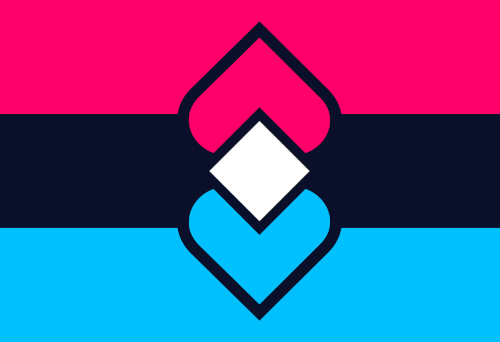 Polyamory Pride Hand/Desk Flags | Choose Your Flag