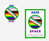 Activism Pride Stickers | Safe Space, Protect Trans Kids, Vote (Waterproof Vinyl)