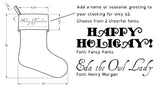 Pride Striped Holiday Stocking | Choose Your Pattern and Colourway