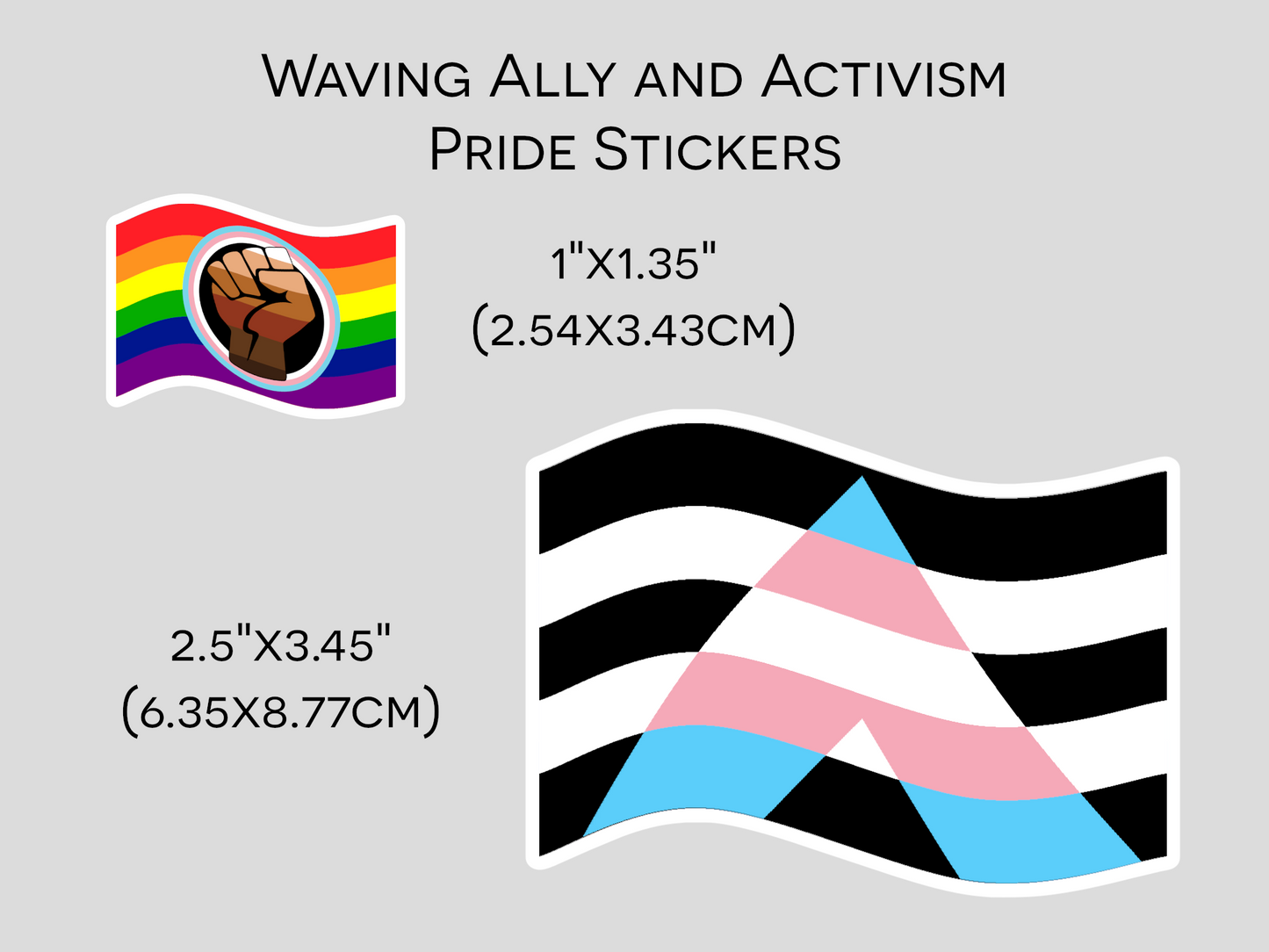 Activism Pride Stickers | Safe Space, Protect Trans Kids, Vote (Waterproof Vinyl)