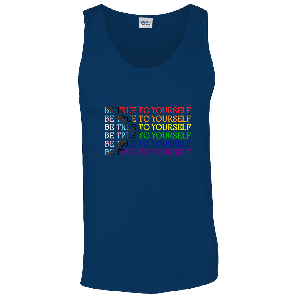 Funky Text Orientation Unisex Tank Tops | Gildan