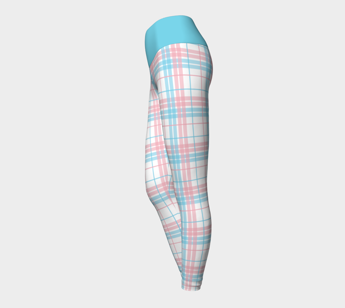 Transgender Plaid Yoga Leggings