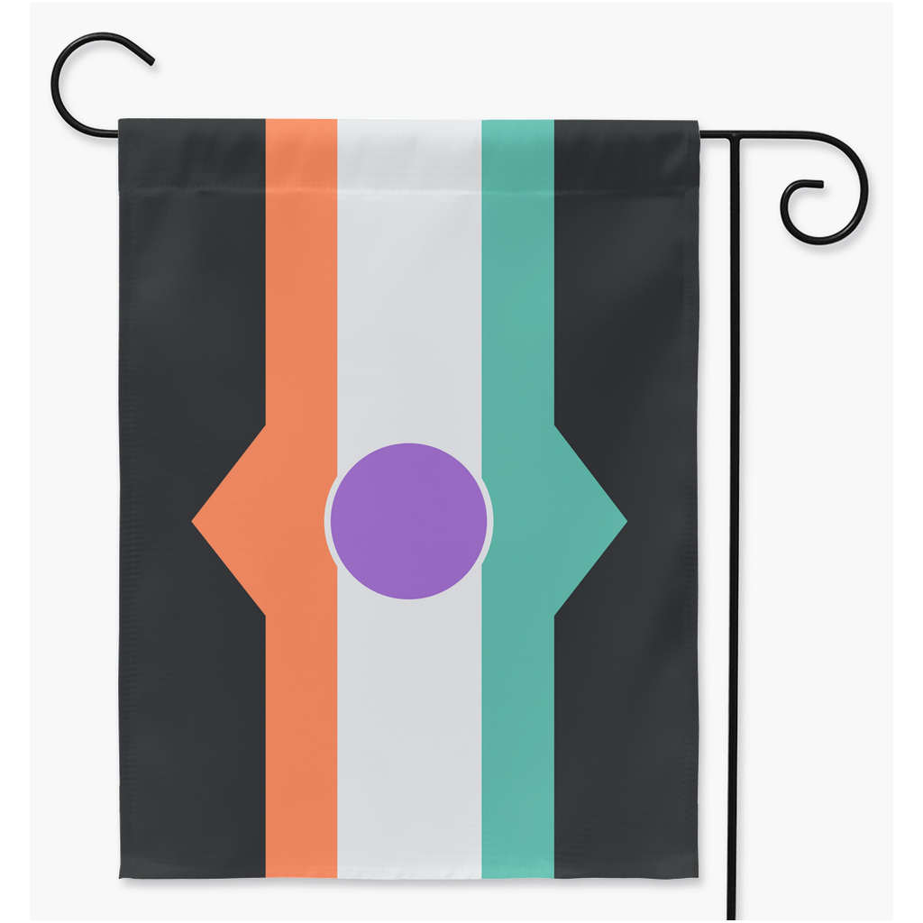 Dehuman Pronouns Yard and Garden Flags | Single Or Double-Sided | 2 Sizes