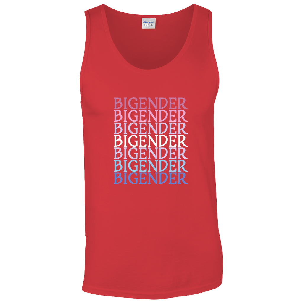 Funky Text Gender Unisex Tank Tops | Gildan