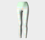 Unlabeled Orientation Plaid Yoga Leggings