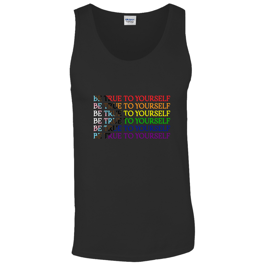 Funky Text Orientation Unisex Tank Tops | Gildan