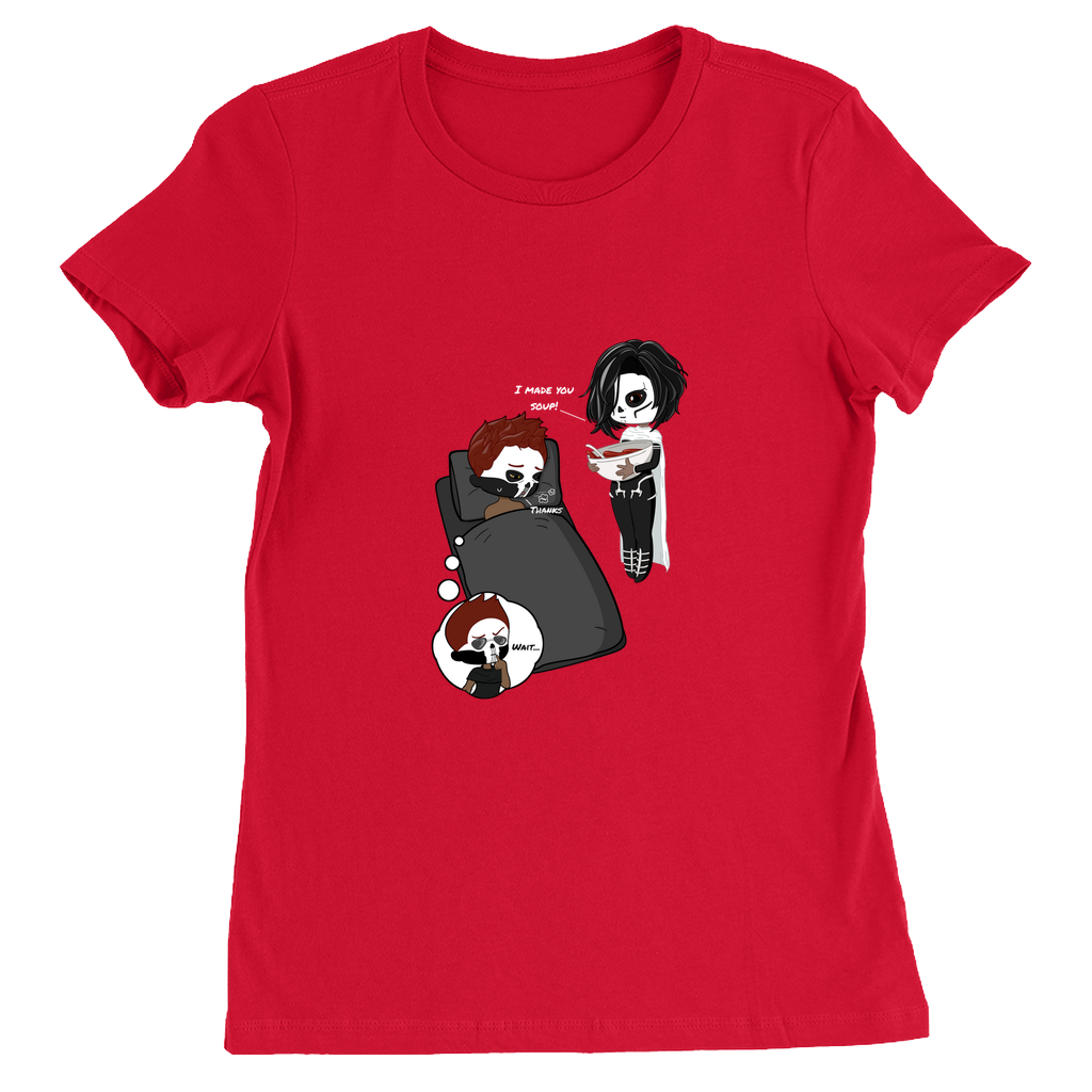 Soup! Fitted T-Shirts | The Locked Tomb | Bella + Canvas