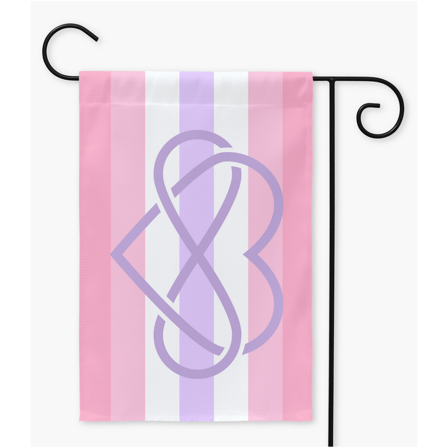 Polyamory - V3 - Pomosexual Yard and Garden Flags | Single Or Double-Sided | 2 Sizes