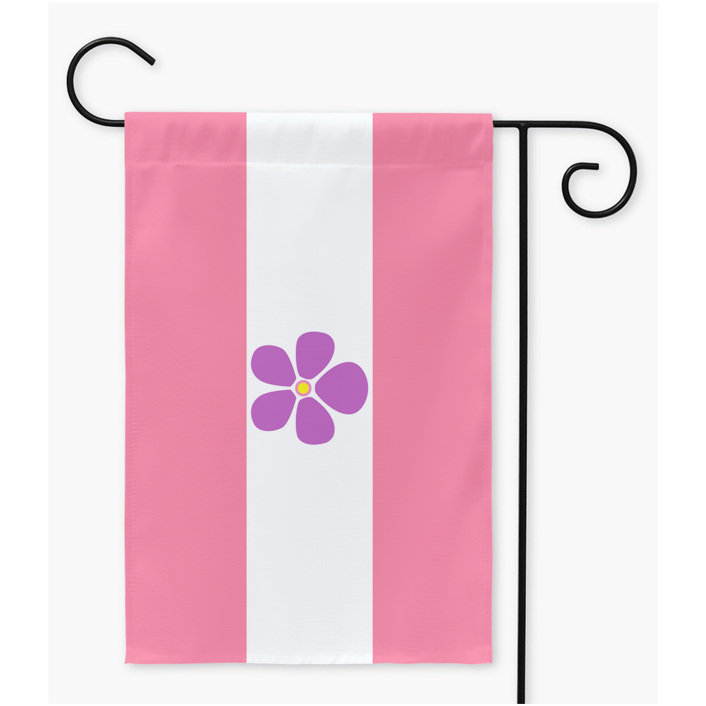 Sapphic - V1 Yard and Garden Flags | Single Or Double-Sided | 2 Sizes | Lgbtqia2s - Sexual And Romantic Orientations