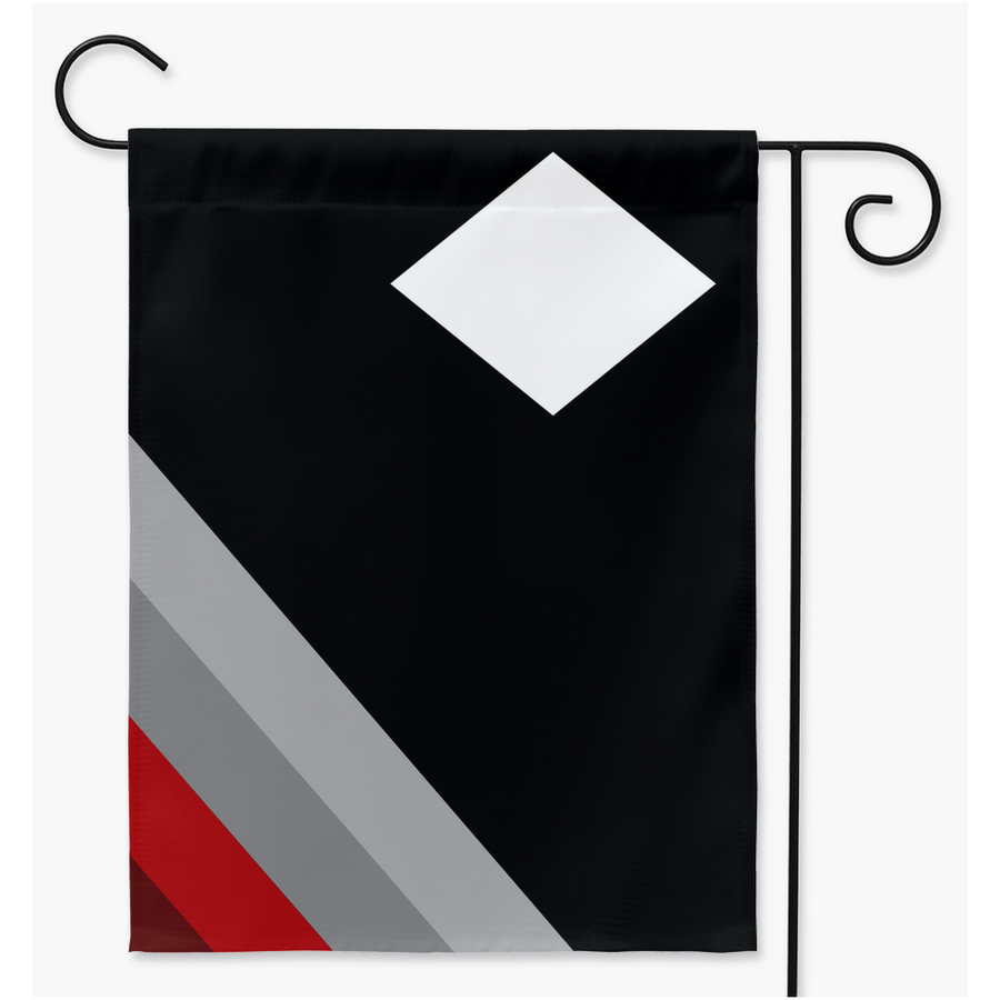 Nullgender - V1 Drapeaux de cour et de jardin | Simple ou double face | 2 tailles | Identité et expression de genre