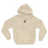 Sweats à capuche Bumblebee Pride Pun (sans fermeture éclair/pull) – DESIGN AVANT | Choisissez votre drapeau et votre jeu de mots | Sweat à capuche pull bourdon | LGBTQIA