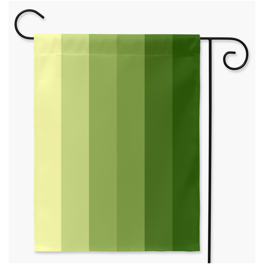 Neurosexual Pride Yard and Garden Flags | Single Or Double-Sided | 2 Sizes | Aromantic and Asexual Spectrum