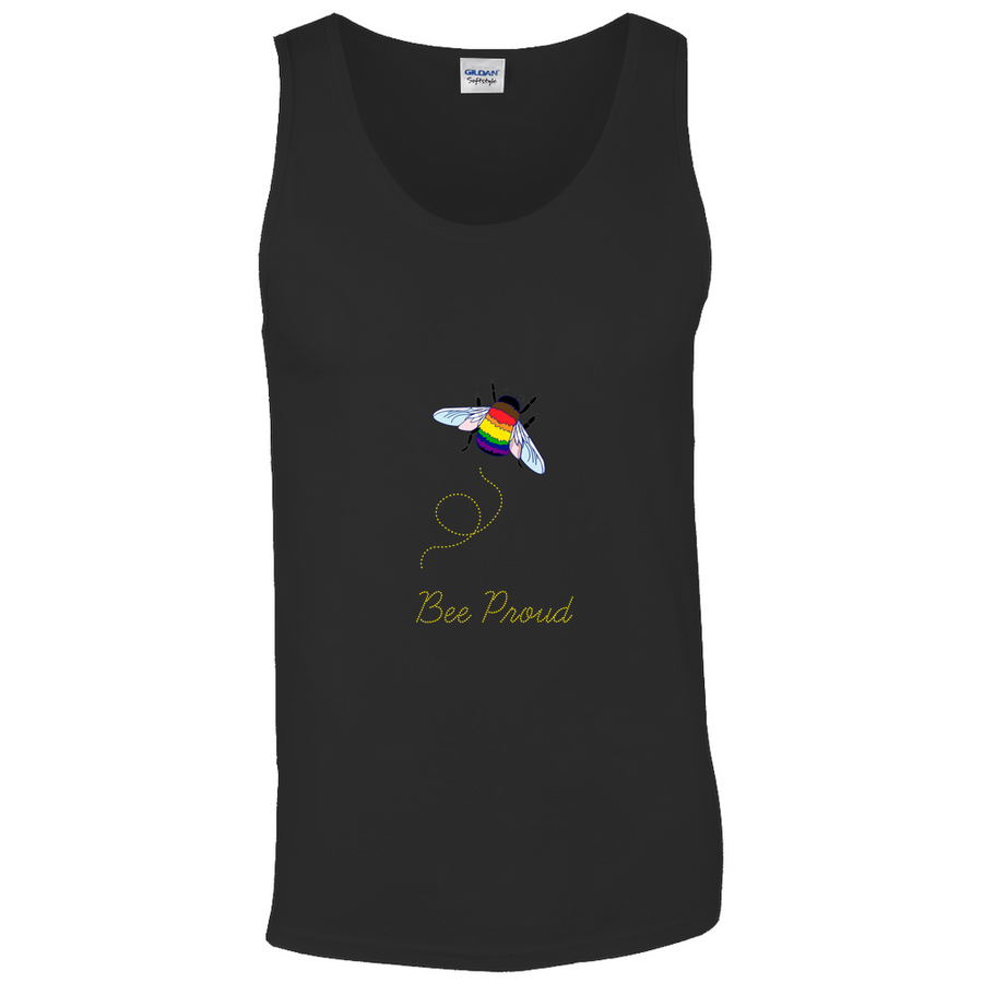 Bumblebee Pride Pun Débardeur unisexe | Choisissez votre coloris et votre jeu de mots | Gildan