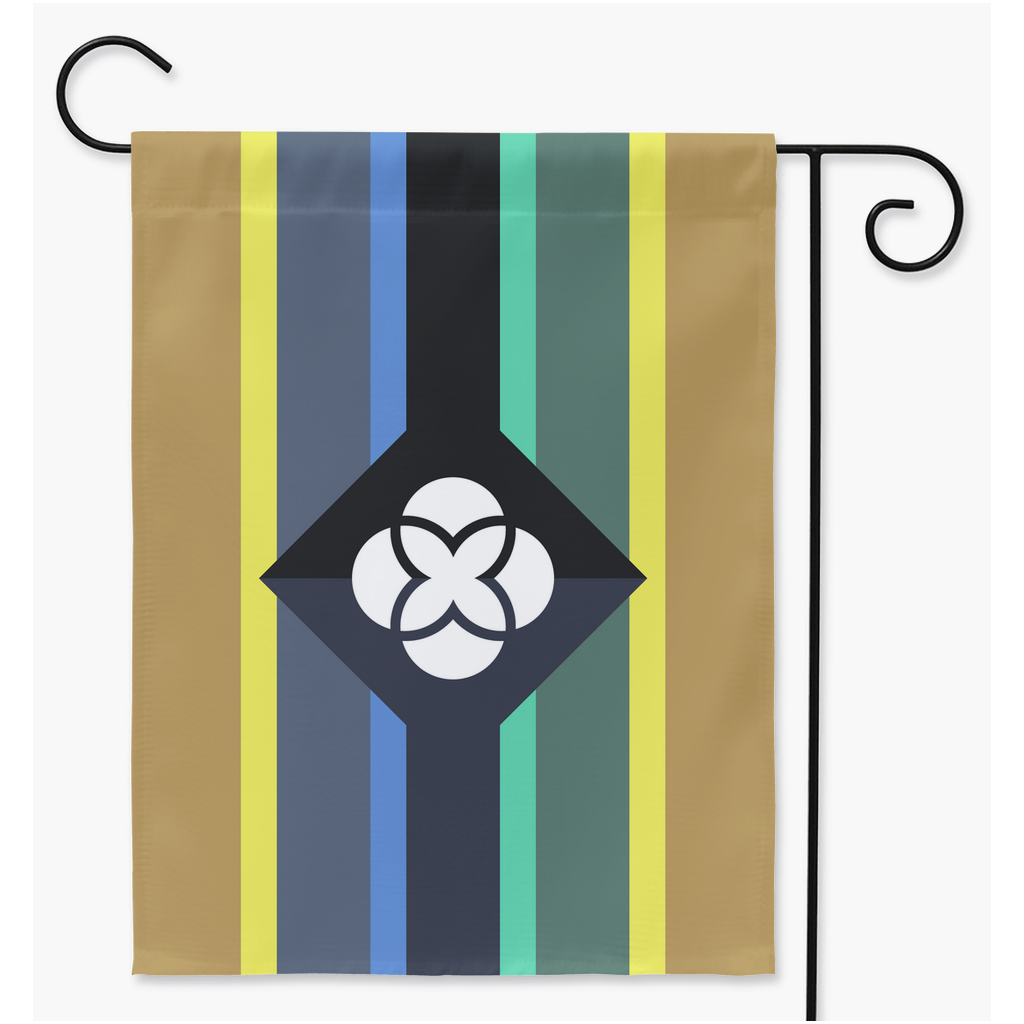 Blended Headmate - V1 Yard and Garden Flags | Single Or Double-Sided | 2 Sizes | Disability and Neurodiversity