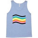 Orientation Pride Flag Relaxed Fit Tank Tops | Choose Your Flag | Bella + Canvas