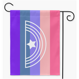 Xénofluide Yard et drapeaux de jardin | Simple ou double face | 2 tailles | Identité et expression de genre