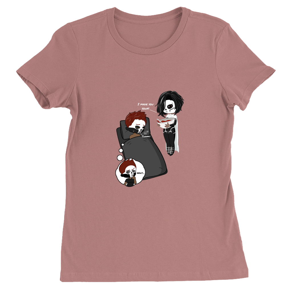 Soup! Fitted T-Shirts | The Locked Tomb | Bella + Canvas