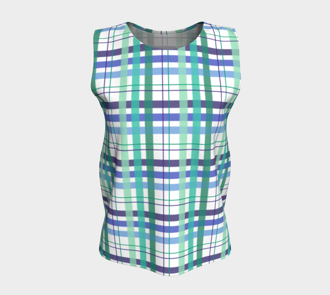 Gay Man (formerly Vincian - V2) Plaid Loose Tank (Long)