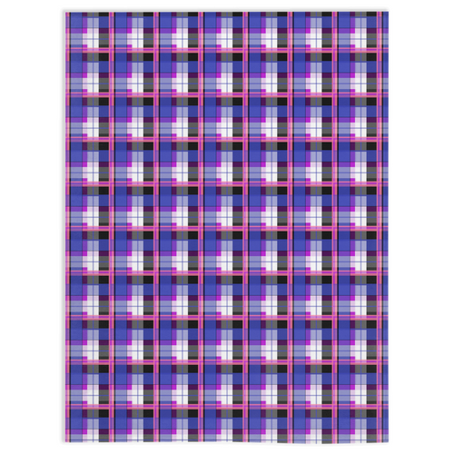 Genderfluid Argyle Plaid Pride Minky Blankets