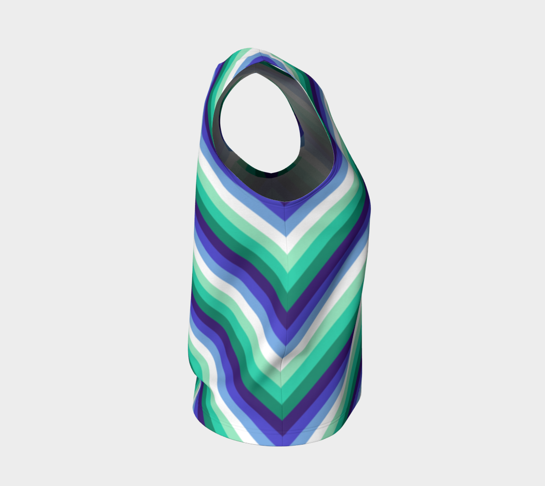 Gay Man (formerly Vincian - V2) Striped Loose Tank (Long)