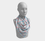 Transgender Plaid Square Scarf