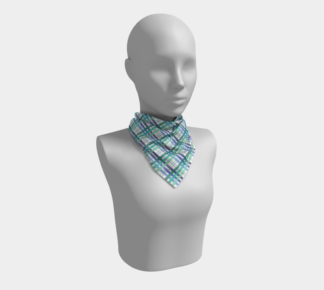 Gay Man (anciennement Vincian - V2) Foulard carré à carreaux