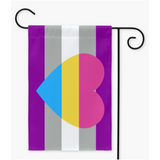 Greysexual Panromantic Pride Yard et drapeaux de jardin | Simple ou double face | 2 tailles