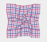 Bisexual Gingham Square Scarf
