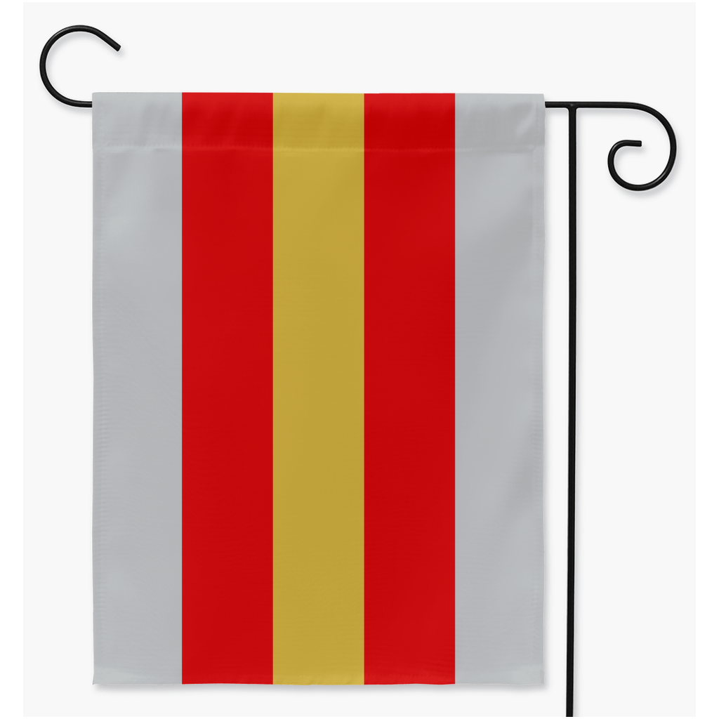 Proculsexual - V1 Pride Yard and Garden Flags | Single Or Double-Sided | 2 Sizes | Aromantic and Asexual Spectrum